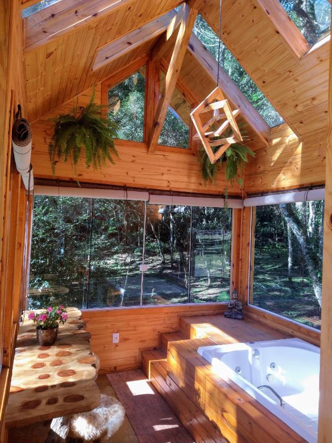 Chales Estancia Cachoeira Do Avencal ウルビシ エクステリア 写真